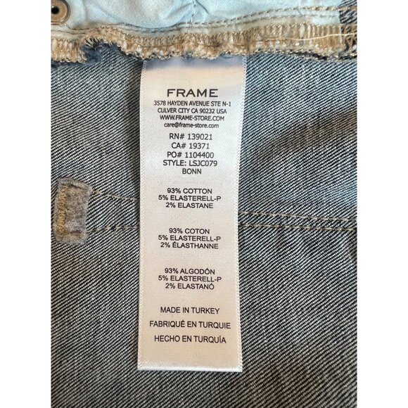 Frame Denim Womens Low-Rise Skinny Jeans Dark Wash Size 27 - Picture 8 of 12